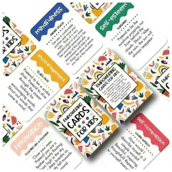 Empowering Cards for Kids - Self Esteem, Relaxation, Mindfulness, Encouragement - Picture 4 of 7